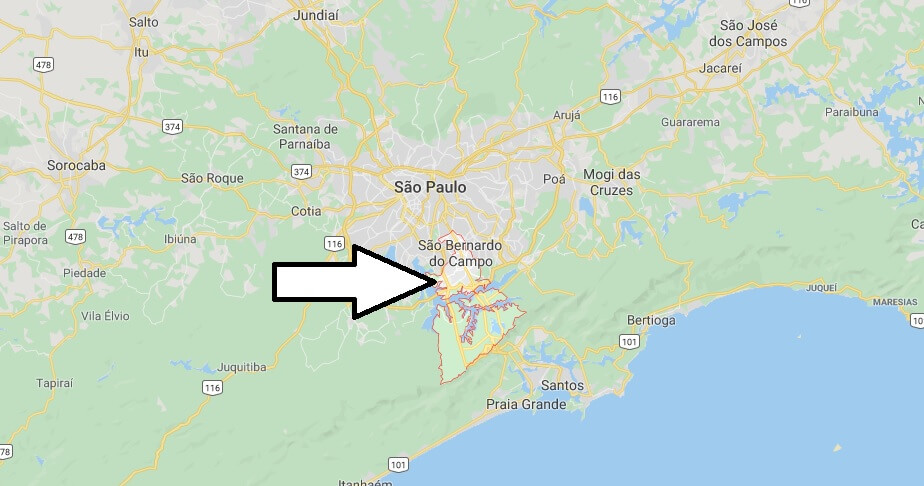 Where is São Bernardo do Campo Located? What Country is São Bernardo do Campo in? São Bernardo do Campo Map