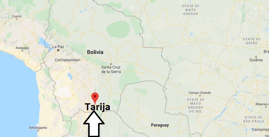 Where is Tarija Located? What Country is Tarija in? Tarija Map