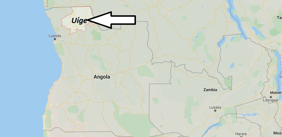 Where is Uíge Located? What Country is Uíge in? Uíge Map