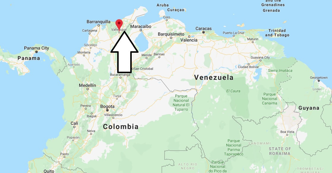 Where is Valledupar Located? What Country is Valledupar in? Valledupar Map