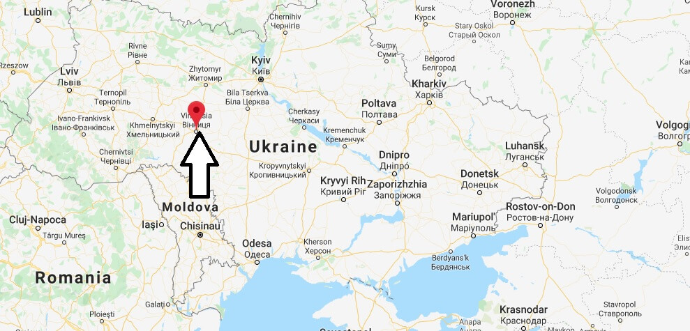 Where is Vinnytsia Located? What Country is Vinnytsia in? Vinnytsia Map