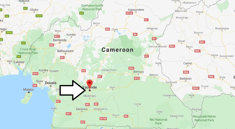 Where is Yaounde Located? What Country is Yaounde in? Yaounde Map