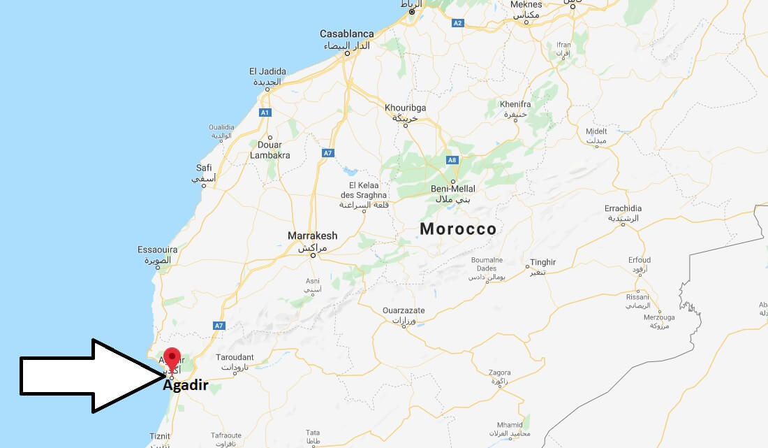 Where is Agadir Located? What Country is Agadir in? Agadir Map
