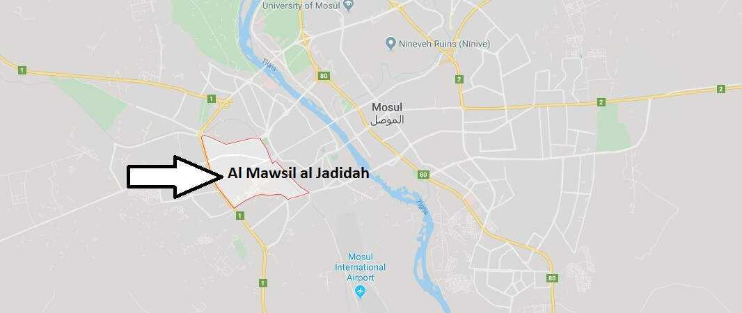 Where is Al Mawsil al Jadidah Located? What Country is Al Mawsil al Jadidah in? Al Mawsil al Jadidah Map