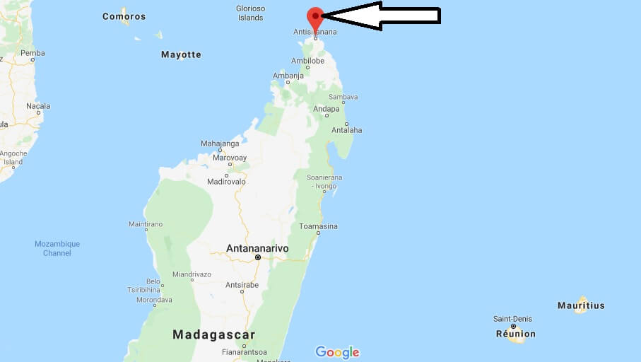 Where is Antsiranana Located? What Country is Antsiranana in? Antsiranana Map