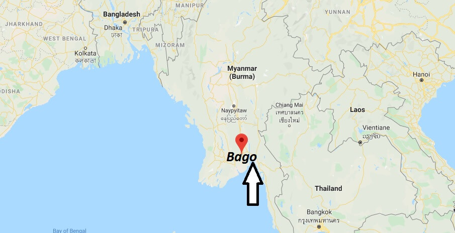 Where is Bago Located? What Country is Bago in? Bago Map