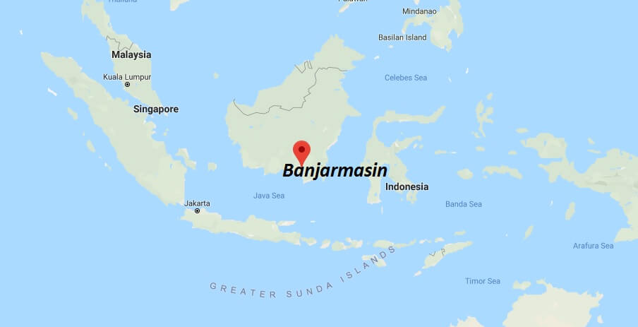 Where is Banjarmasin Located? What Country is Banjarmasin in? Banjarmasin Map