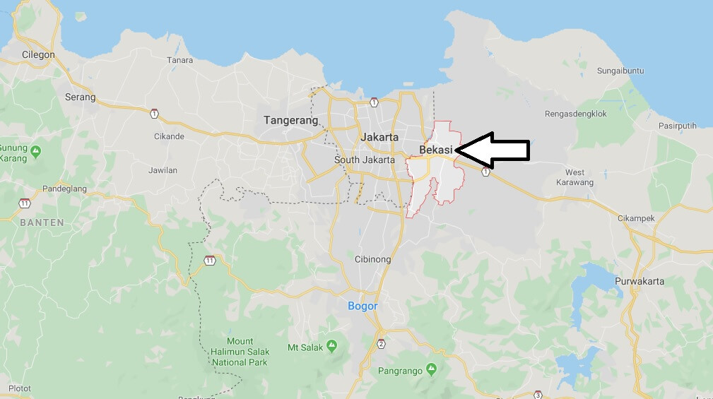 Where is Bekasi Located? What Country is Bekasi in? Bekasi Map