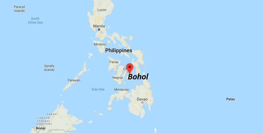 Where is Bohol Located? What Country is Bohol in? Bohol Map