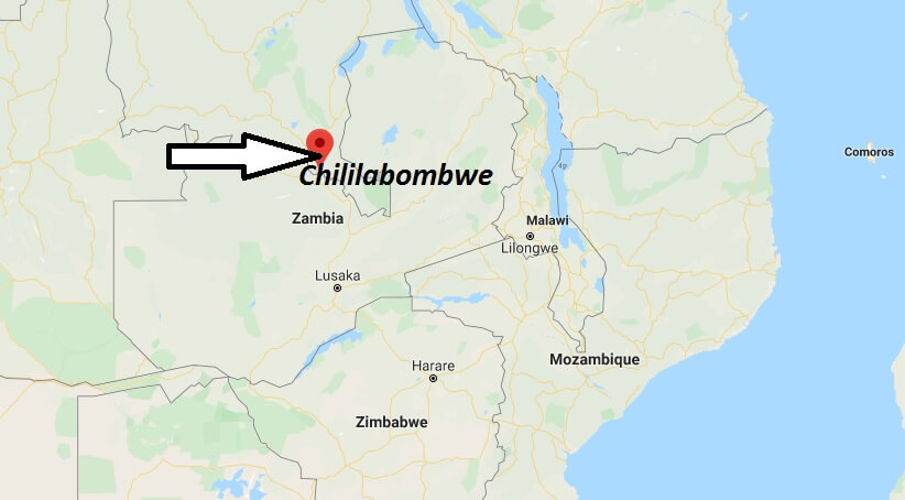 Where is Chililabombwe Located? What Country is Chililabombwe in? Chililabombwe Map