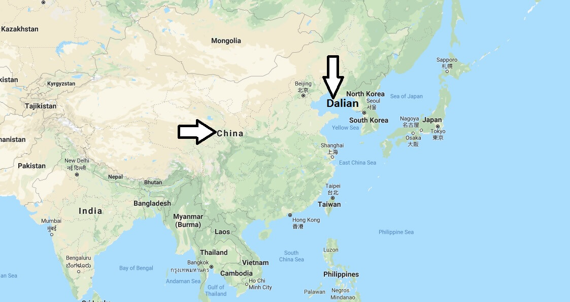 Where is Dalian Located? What Country is Dalian in? Dalian Map