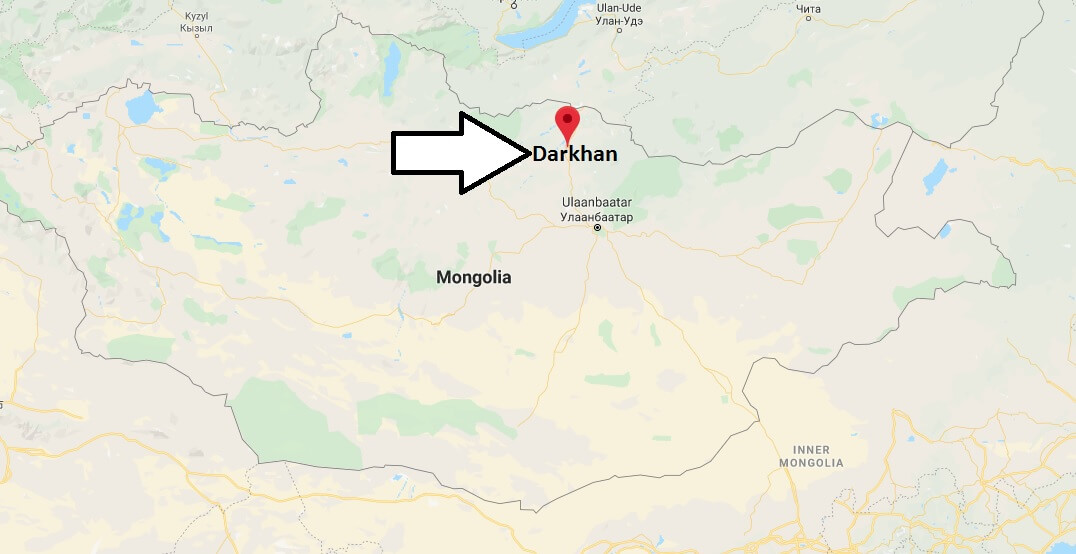 Where is Darkhan Located? What Country is Darkhan in? Darkhan Map