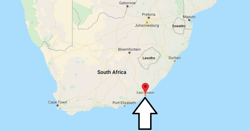 Where Is East London South Africa Located What Country Is East