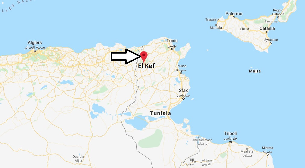Where is El Kef Located? What Country is El Kef in? El Kef Map