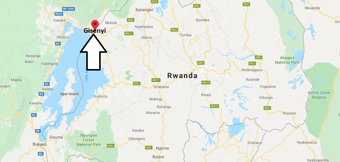 Where is Gisenyi, Rwanda Located? What Country is Gisenyi in? Gisenyi Map