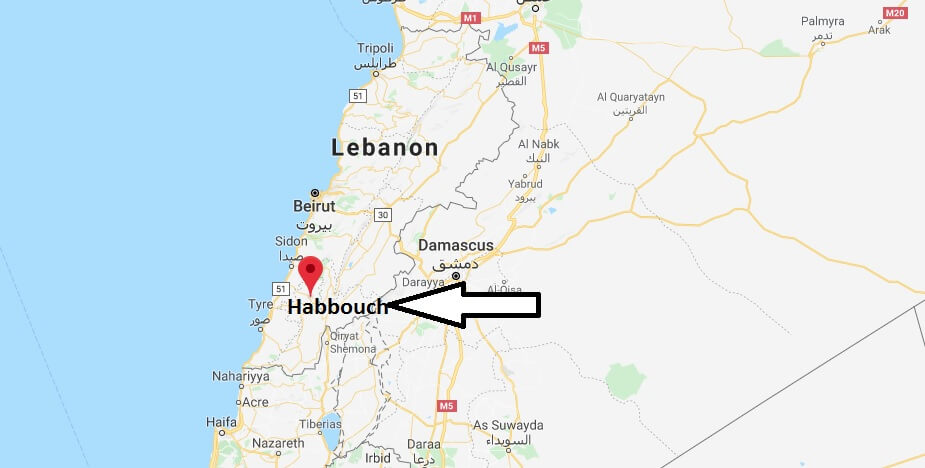 Where is Habbouch Located? What Country is Habbouch in? Habbouch Map