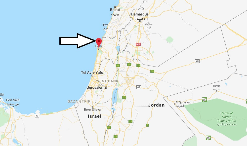 Where is Haifa Located? What Country is Haifa in? Haifa Map