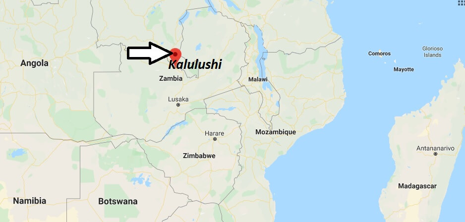 Where is Kalulushi Located? What Country is Kalulushi in? Kalulushi Map