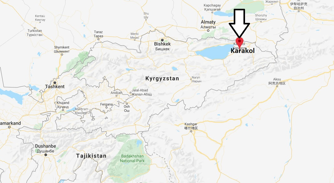 Where is Karakol Located? What Country is Karakol in? Karakol Map
