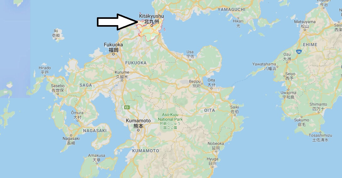 Where is Kitakyushu Located? What Country is Kitakyushu in? Kitakyushu Map