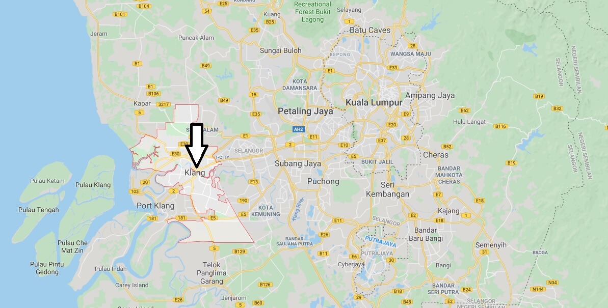 Where is Klang Located? What Country is Klang in? Klang Map
