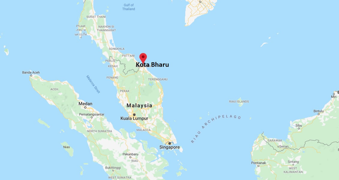 Where is Kota Bharu Located? What Country is Kota Bharu in? Kota Bharu Map