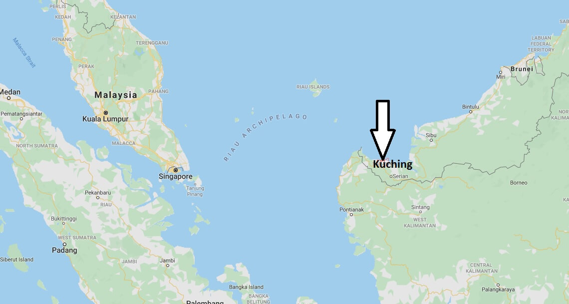 Where is Kuching Located? What Country is Kuching in? Kuching Map