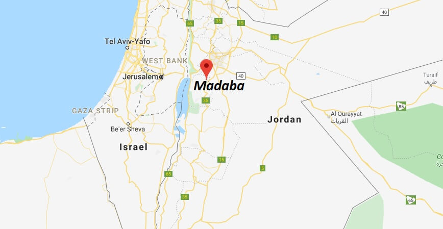Where is Madaba Located? What Country is Madaba in? Madaba Map