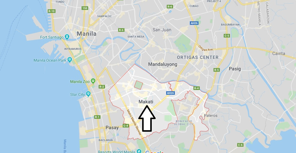 Where is Makati City Located? What Country is Makati City in? Makati City Map