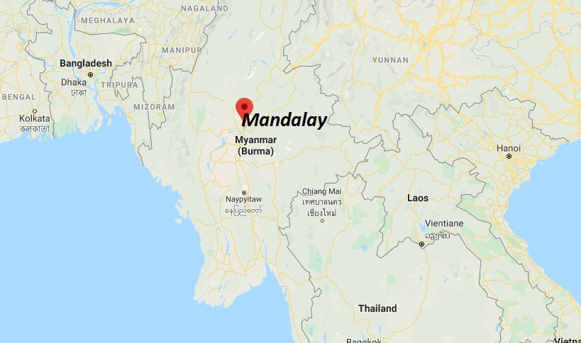 Where is Mandalay Located? What Country is Mandalay in? Mandalay Map