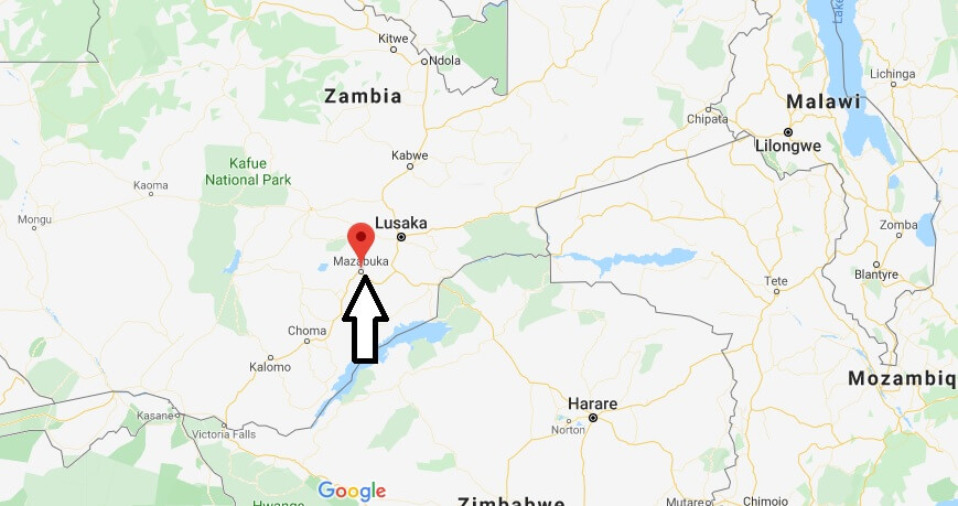 Where is Mazabuka Located? What Country is Mazabuka in? Mazabuka Map