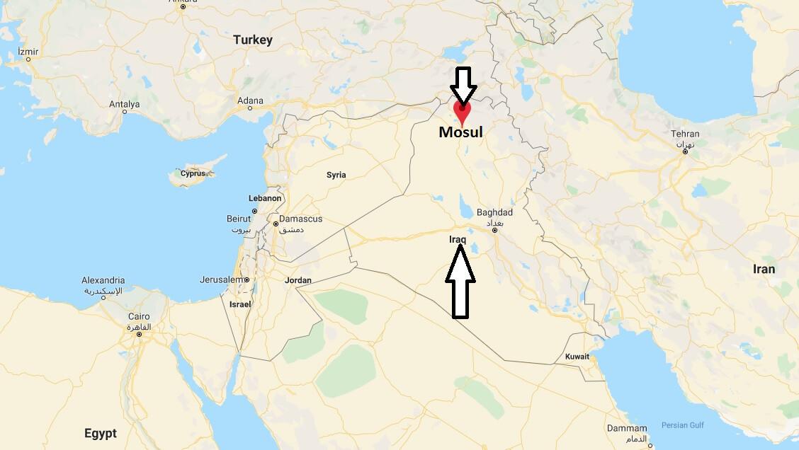 Where is Mosul Located? What Country is Mosul in? Mosul Map