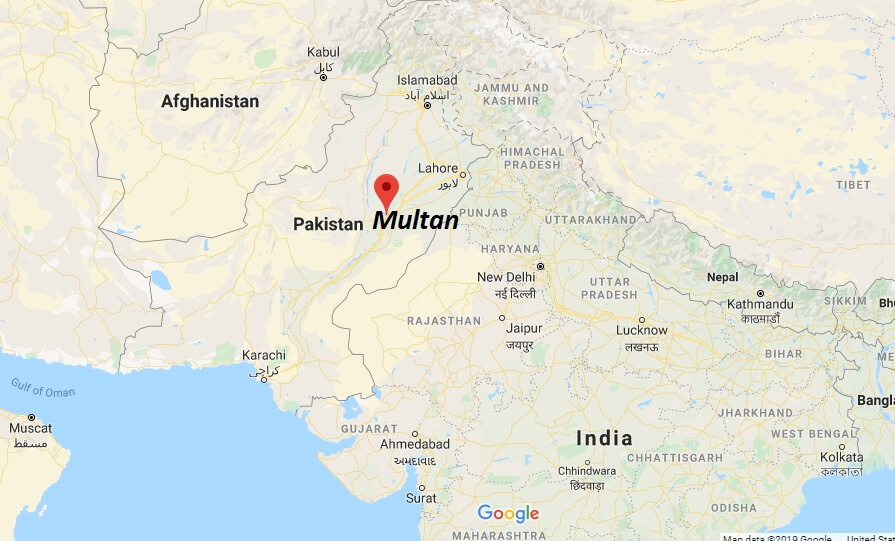 Where is Multan Located? What Country is Multan in? Multan Map