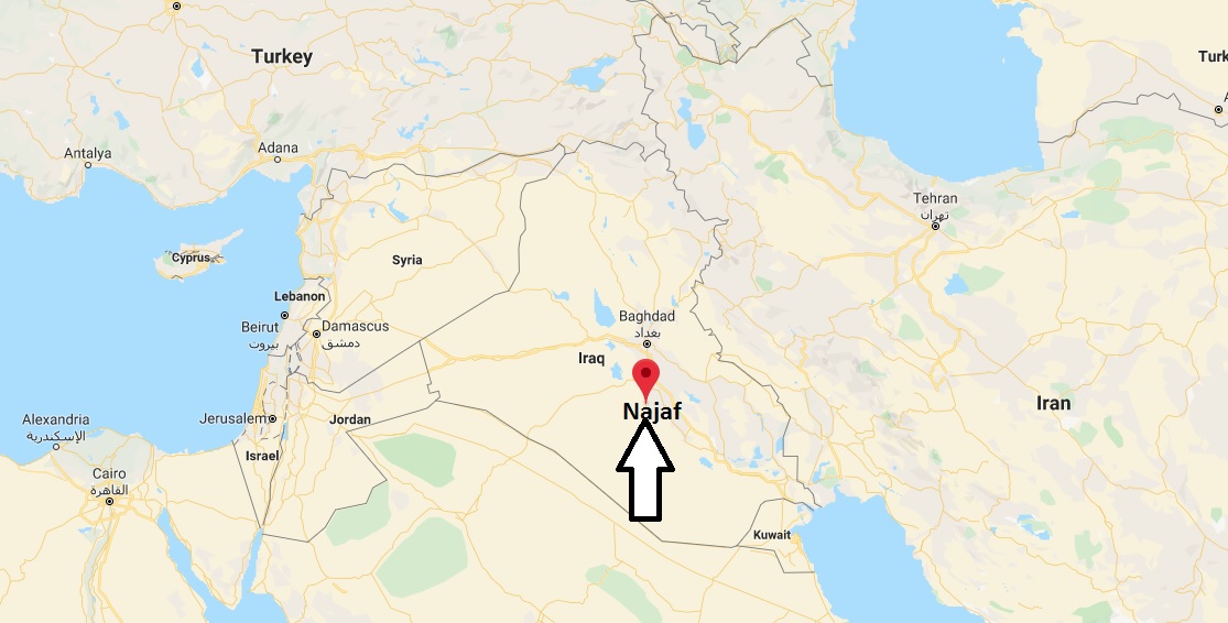 Where is Najaf Located? What Country is Najaf in? Najaf Map