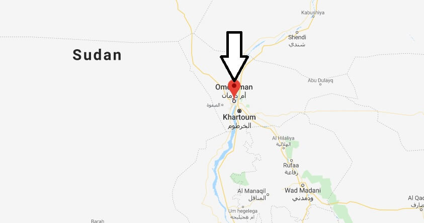 Where is Omdurman Located? What Country is Omdurman in? Omdurman Map