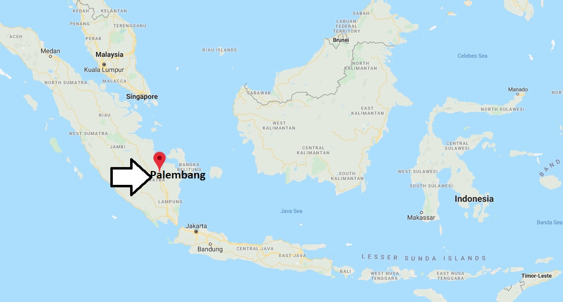 Where is Palembang Located? What Country is Palembang in? Palembang Map
