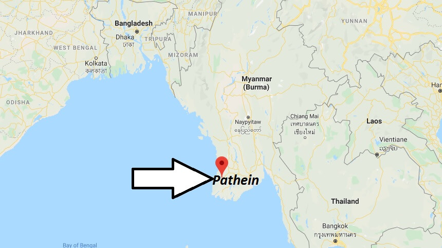 Where is Pathein Located? What Country is Pathein in? Pathein Map