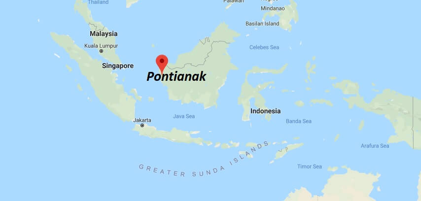 Where is Pontianak Located? What Country is Pontianak in? Pontianak Map