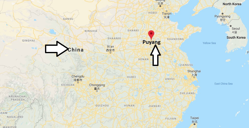 Where is Puyang Located? What Country is Puyang in? Puyang Map