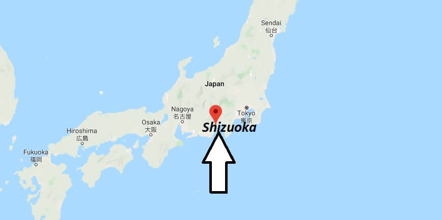 Where is Shizuoka Located? What Country is Shizuoka in? Shizuoka Map