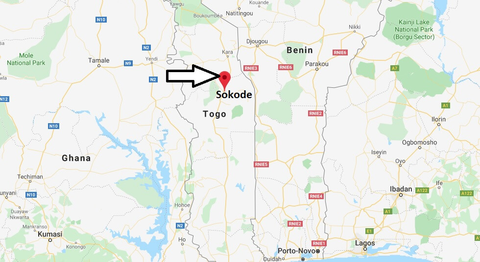Where is Sokode Located? What Country is Sokode in? Sokode Map