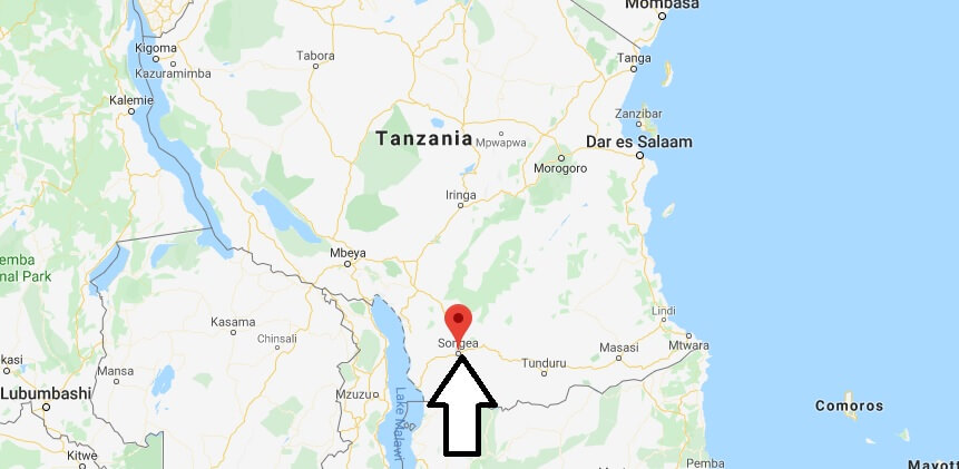 Where is Songea Located? What Country is Songea in? Songea Map