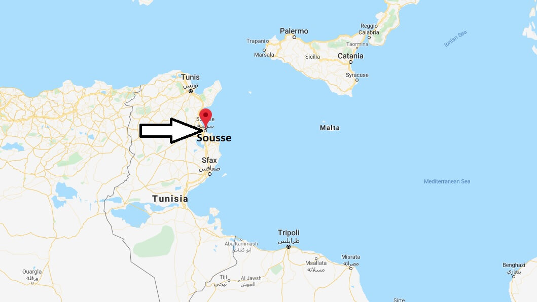 Where is Sousse Located? What Country is Sousse in? Sousse Map
