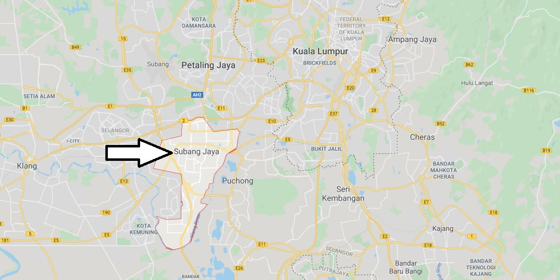 Where is Subang Jaya Located? What Country is Subang Jaya in? Subang Jaya Map