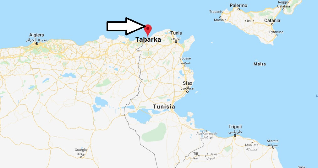 Where is Tabarka Located? What Country is Tabarka in? Tabarka Map