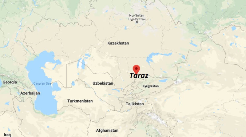 Where is Taraz Located? What Country is Taraz in? Taraz Map