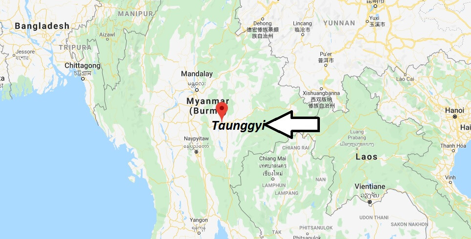 Where is Taunggyi Located? What Country is Taunggyi in? Taunggyi Map