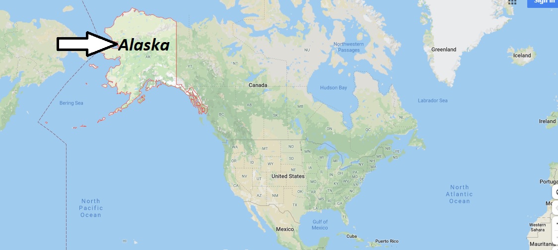 Alaska on Map
