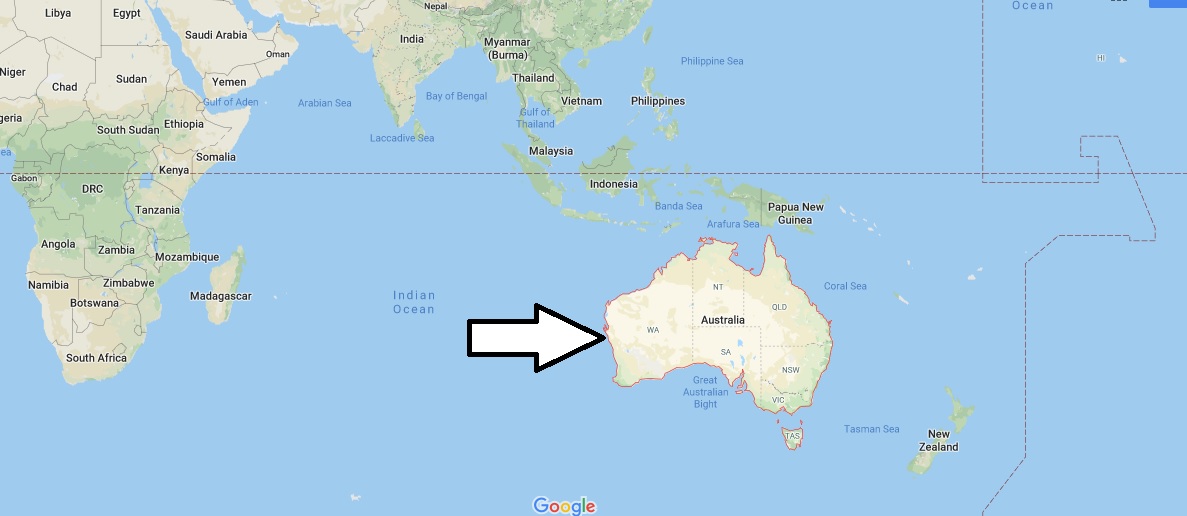 Australia on Map