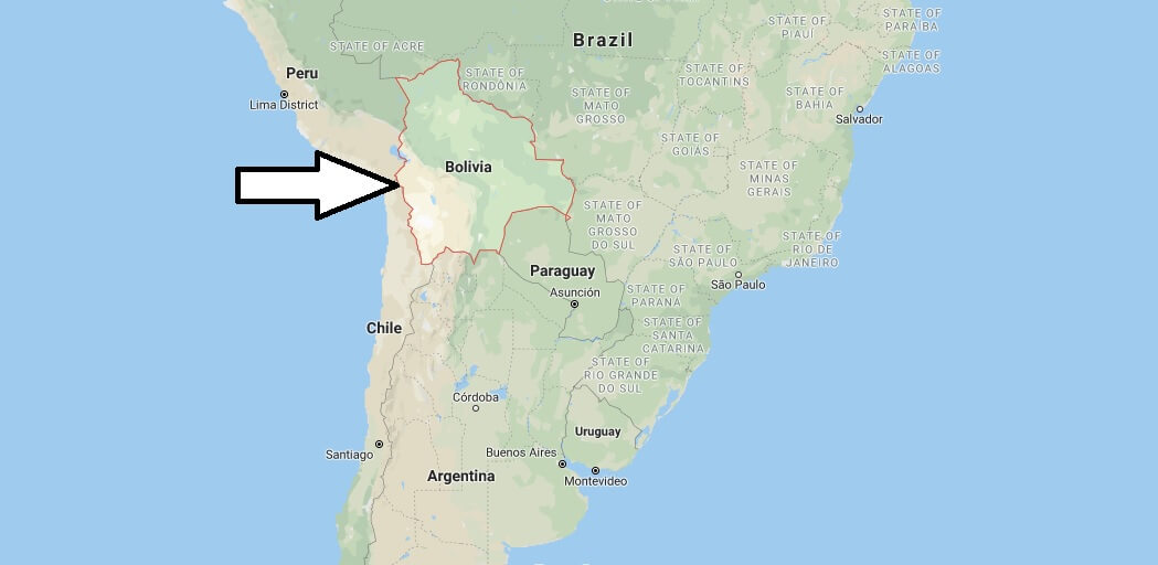 Bolivia on Map
